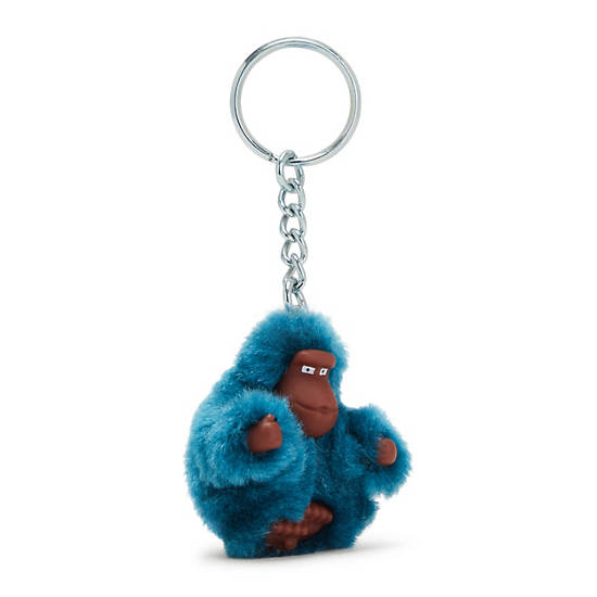 Akcesoria Kipling Sven Extra Small Modne Monkey Keychain Turkusowe | PL 1243EB